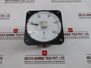 Toshiba Sf8-a Dc Ammeter Jis C 1102 4-al 0-50 A 500V 50Mv B9063Qd 0.14Ω