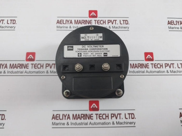 Toshiba Sf8-v Dc Voltmeter Class 1.5 T85912M Ac 2600V B9063Qg