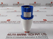 Total 013 Dust Proof Plug Ip44 16A-6H/220-250V~, Iec309-2