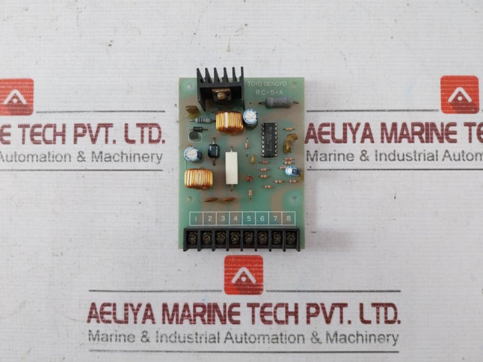 Toyo Dengyo Rc-5-a Printed Circuit Board