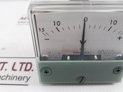 Toyo Keiki Dcf-6 Analog Panel Meter -15V To 0 To +15V 100Ua Jis C 1102