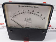 Toyo Keiki Dgf-110 Rpm Meter 0-16Rpm 3000 Î© 200Ua X1000 Jis C1102 S-1157G-2