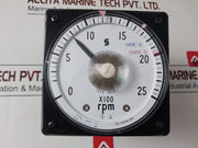 Toyo Keiki Dvf-11 X100 Rpm 0 To 25 Rpm Meter