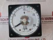 Toyo Keiki Dvf-11 Meter 0-20 X100 Rpm (Used)