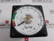 Toyo Keiki Dvf-11 Pressure Indicator C6108313 0-6 Kg/Cm2 Jis C1102 4-20Ma