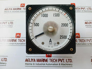 Toyo Keiki Dvf-11Vlead Wide Angle Ammeter 0 To 2500 A, Bcj01155