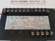 Toyo Keiki Eg-3At 3-phase Watt Transducer