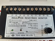 Toyo Keiki Is-3 Insulation Resistance Monitor Ac200~230V