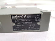 Trafag 904.2376.903 Pressure Switch 0...4 Kg/Cm2 (Used)