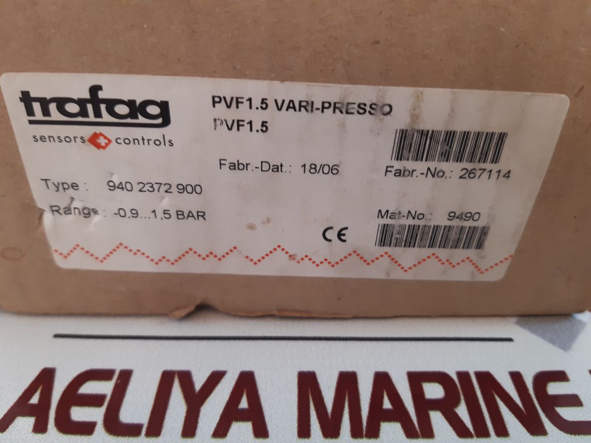 Trafag 940.2372.900 pressure switch -0.9...1.5 bar