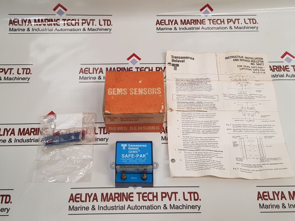 Transamerica Delaval St-25872 Gems Sensor Switch