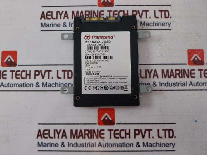 Transcend Ts32Gssd25S-s Internal Solid State Drive
