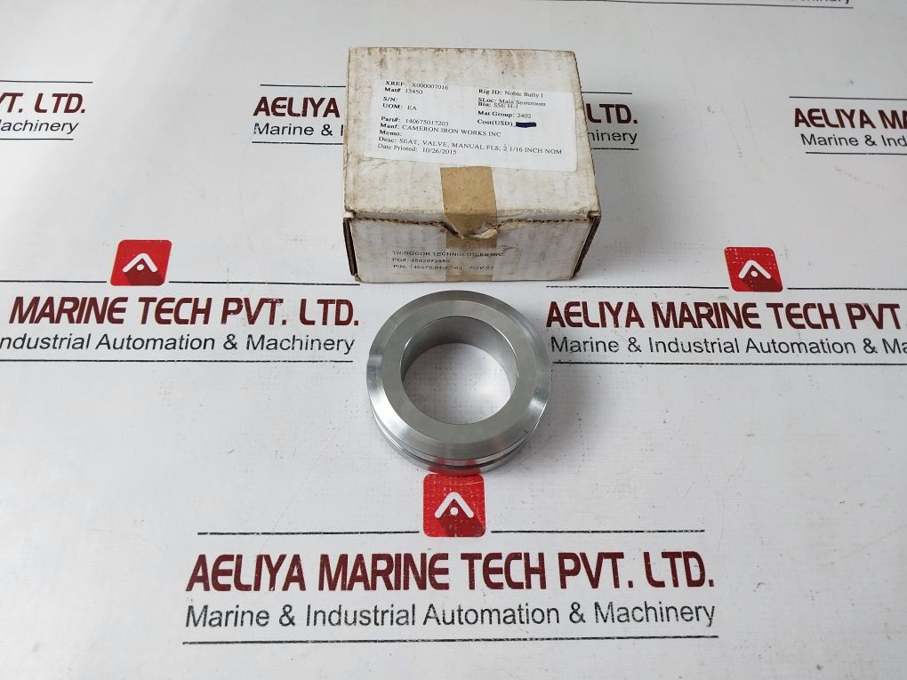 Tribocor 140675-01-72-03 Rev: 02 Valve Seat Hrb: 97.0