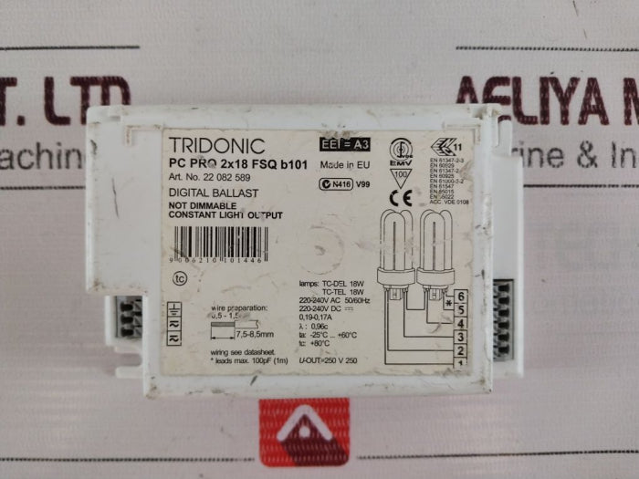 Tridonic Pc Pro 2X18 Fsq B101