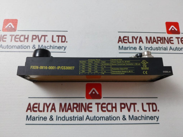 Turck Fxen-im16-0001-ip/Cs30007 Compact Fieldbus Ethernet/Ip I/O Module ...