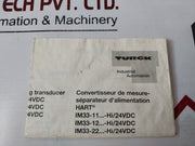 Turck Im33-22Ex-hi/24Vdc Isolating Transducer Rl 500 Ohm 19…29 Vdc