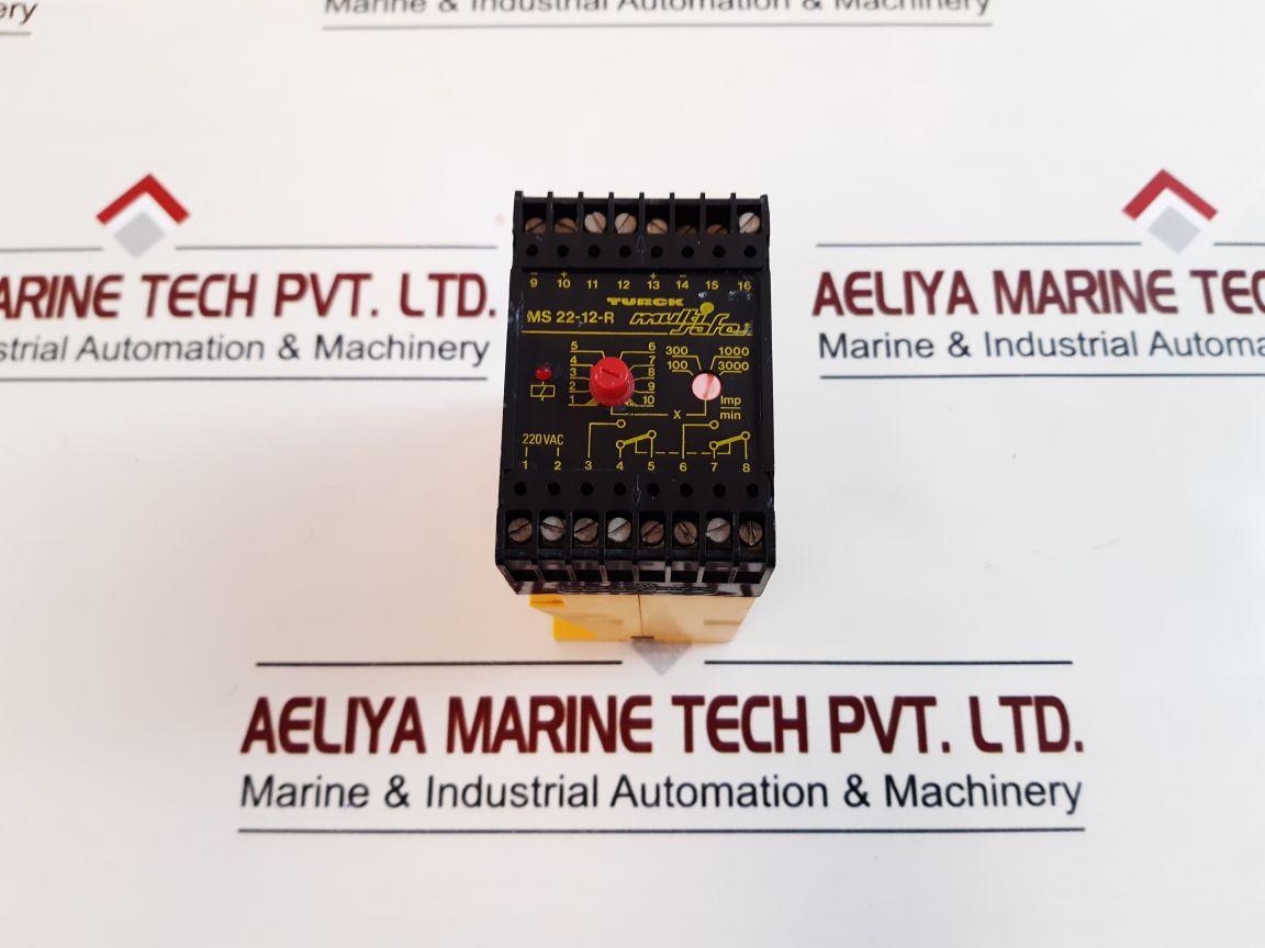 Turck Ms 22-12-r Rotational Speed Control 220 Vac