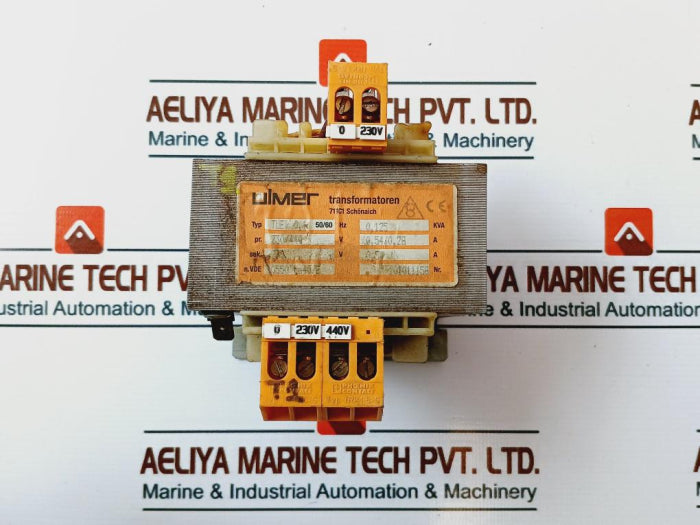 Ulmer Tuek 0,1 Control Transformer 50/60Hz 0.125 Kva