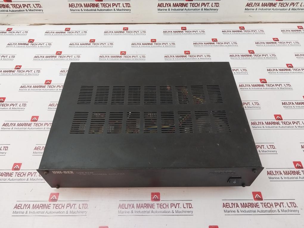 Uni-bex Qsb-624E Public Address Amplifier Ac 115/230V 50/60 Hz