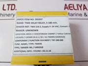 Brodersen Unic Twh 210.2 Timer Twh-off Delay 24Vac