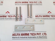 Unistrut P 1066 3 Hole Flat Splice Plate With Anti-seize Lubricant Kit