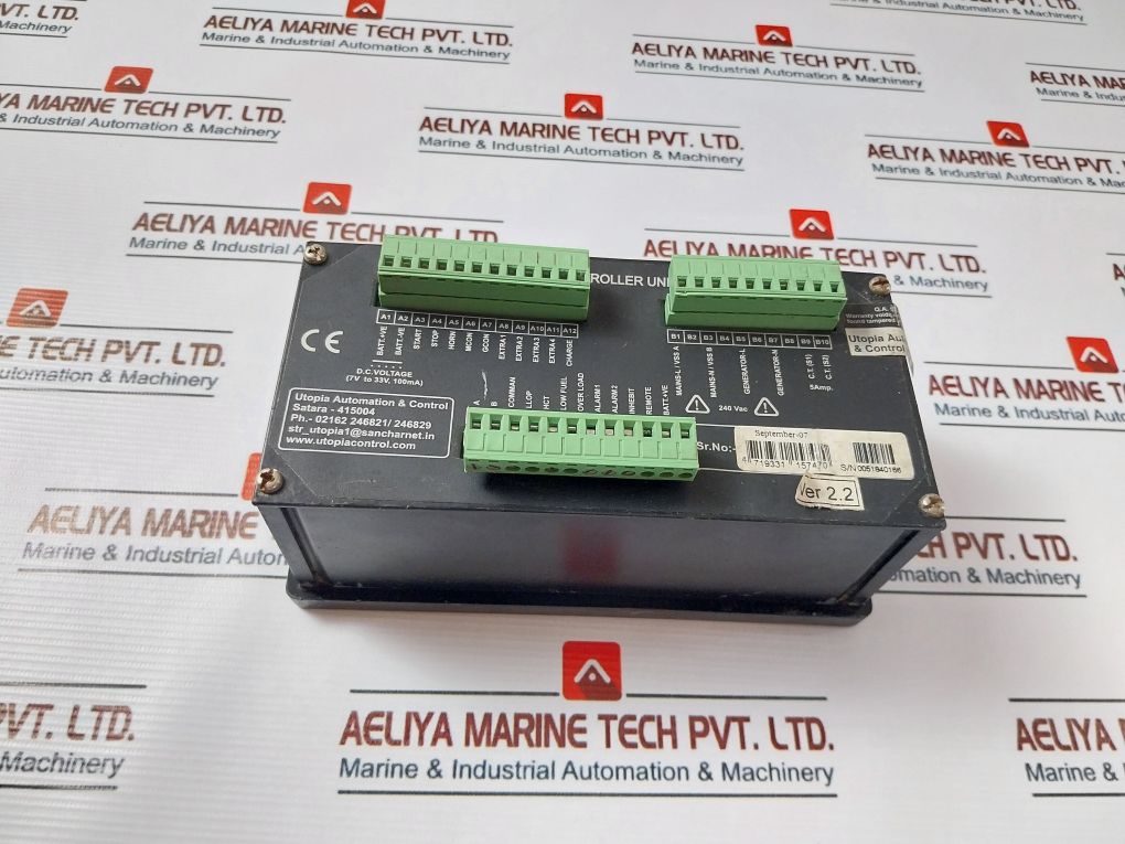 Utopia Gcu 101 Generator Controller Unit 5A 240V Ac