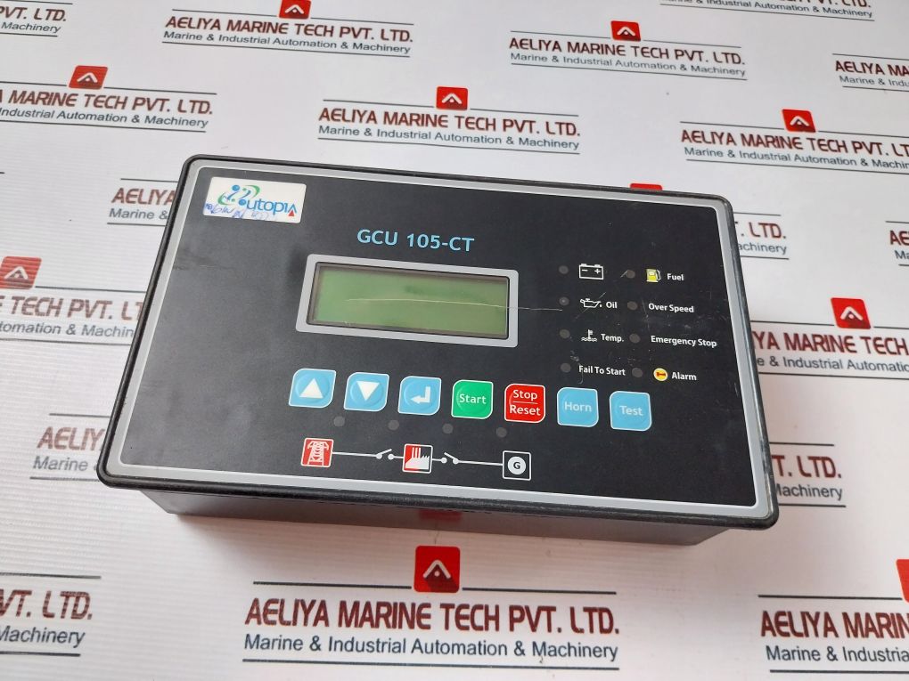 Utopia Gcu 105-ct Generator Controller Unit (Not Working) 240Vac