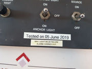 Uzushio electric 1056 navigation light indicator panel