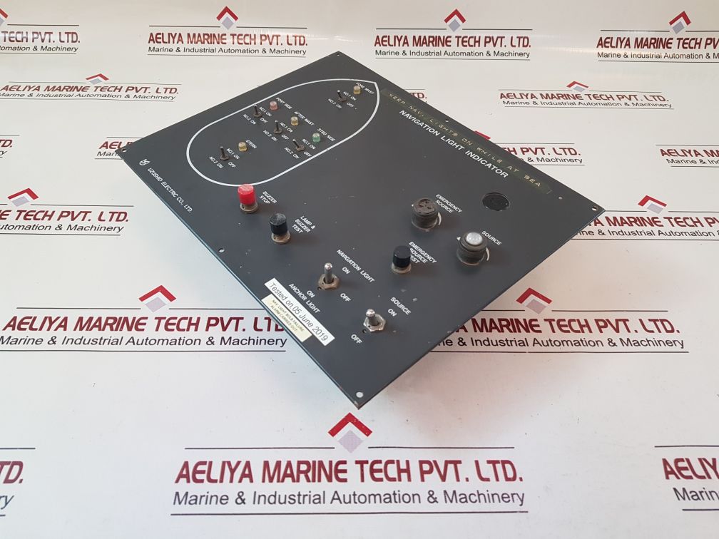 Uzushio electric 1056 navigation light indicator panel