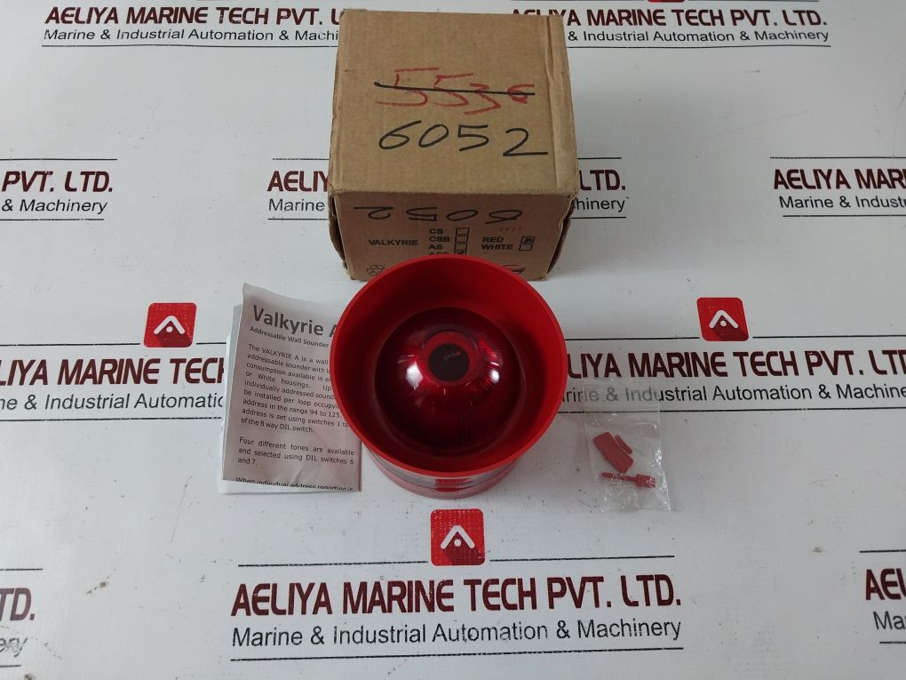 Valkyrie Asb Red Addressable Wall Mount Sounder With Beacon