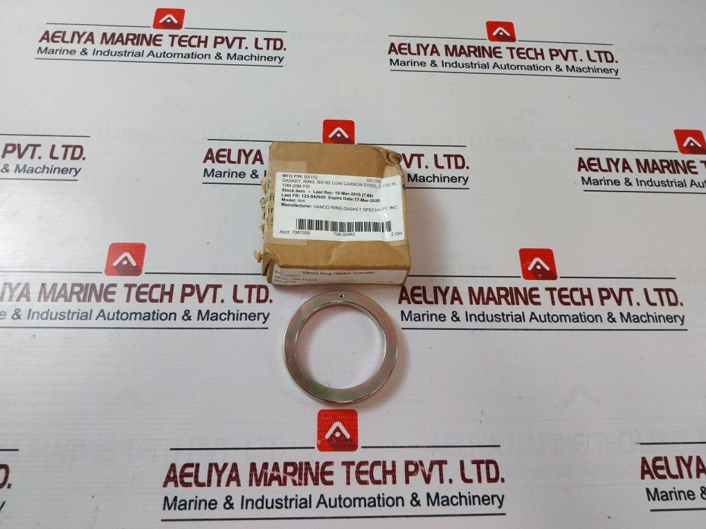 Lot Of 4X Vanco Bx152-d-c1-4 Ring Gasket Low Carbon Steel 2 1/16 In 10M-20M Psi