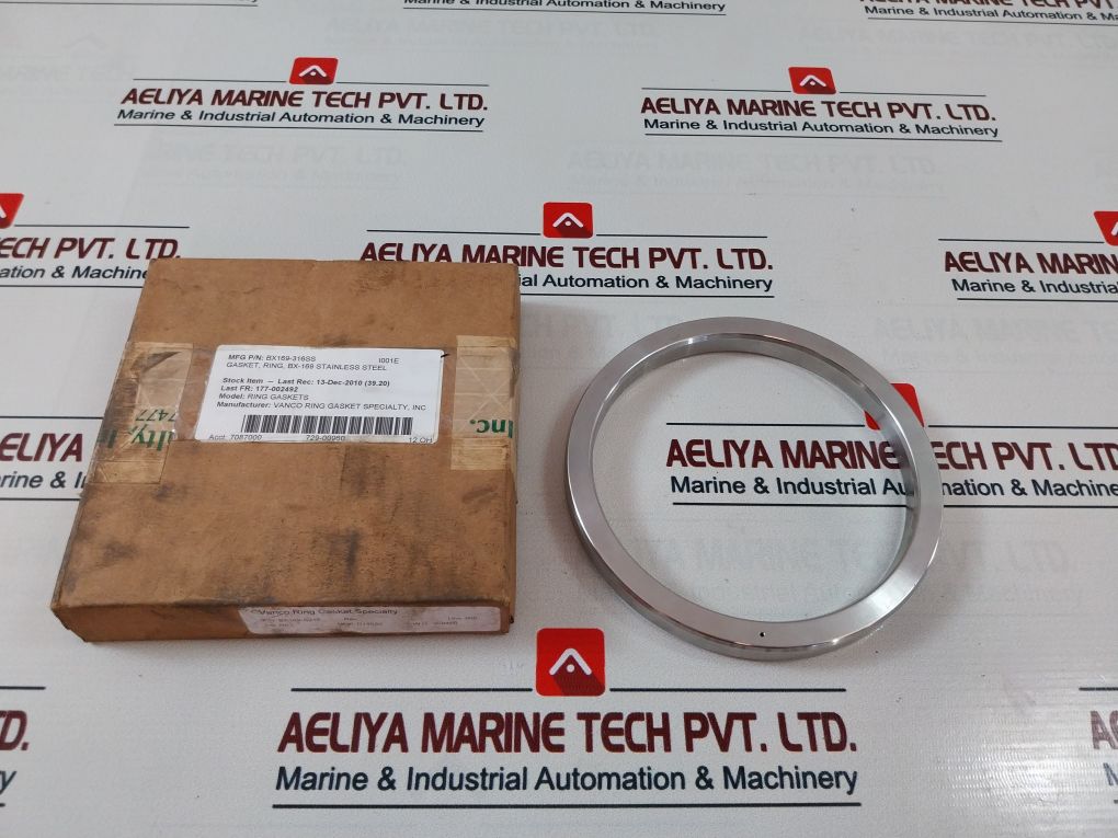 Vanco Bx169-s316-4 Gasket Ring Bx-169 Stainless Steel