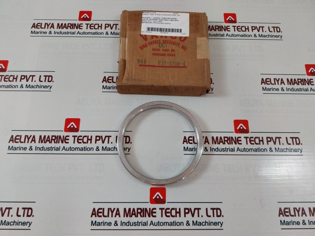 Vanco R37-s316-4 Stainless Steel Gasket Ring
