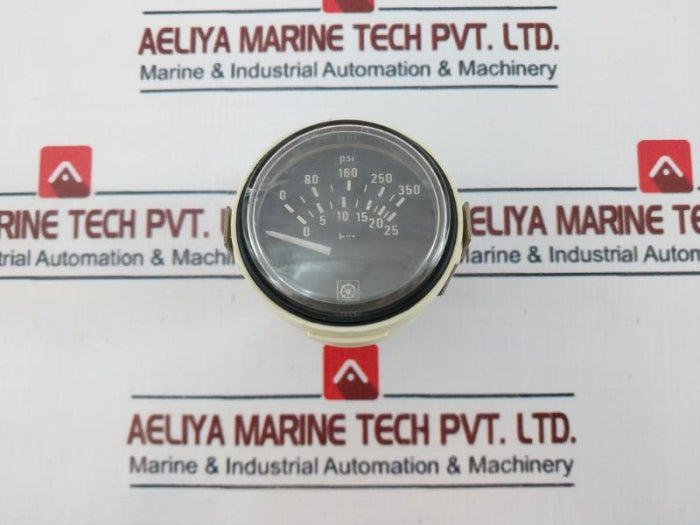 Vdo 0-25 Bar/0-350 Psi Pressure Gauge 