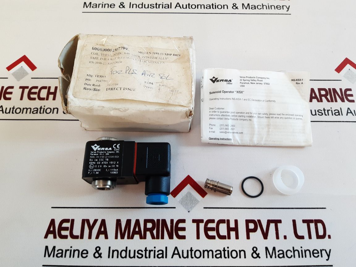 Versa Eny-3198-22-hc-xisx6-d024 Solenoid Valve 1.6Watt 24 Vdc