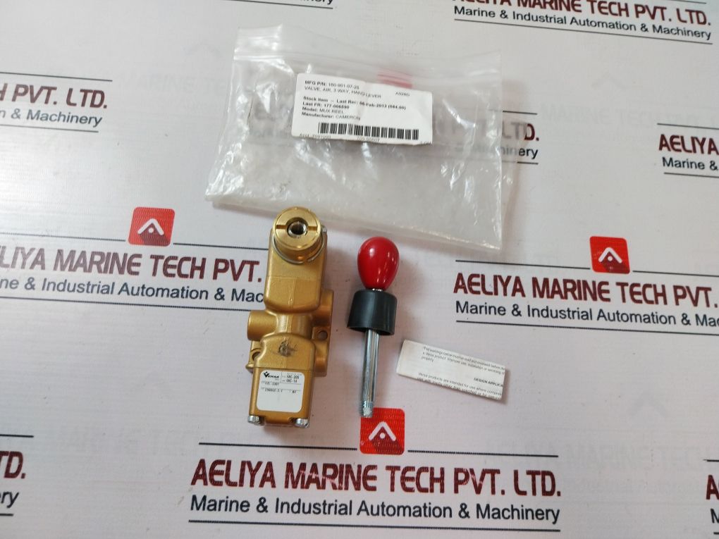 Versa Vzl-3301 3 Way Pneumatic Directional Valve 160-901-07-25