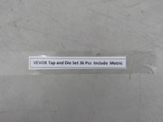 Vevor Tap & Die Set M3 - M18 & 1M1-10 W 1/16-3/8 25.4X9.5 & 3 M5-20 (Incomplete)