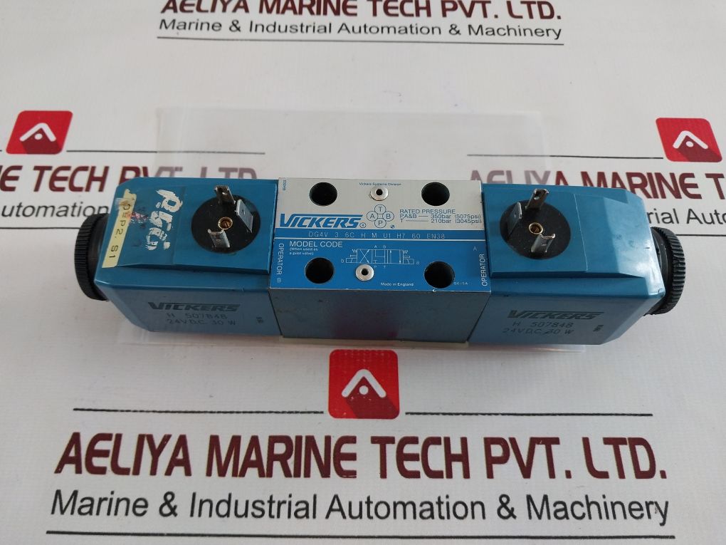 Vickers Dg4V 3 6C H M U1 H7 60 En38 Directional Control Valve