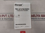 Victor Sr460A-510 Single Stage Pressure Regulator