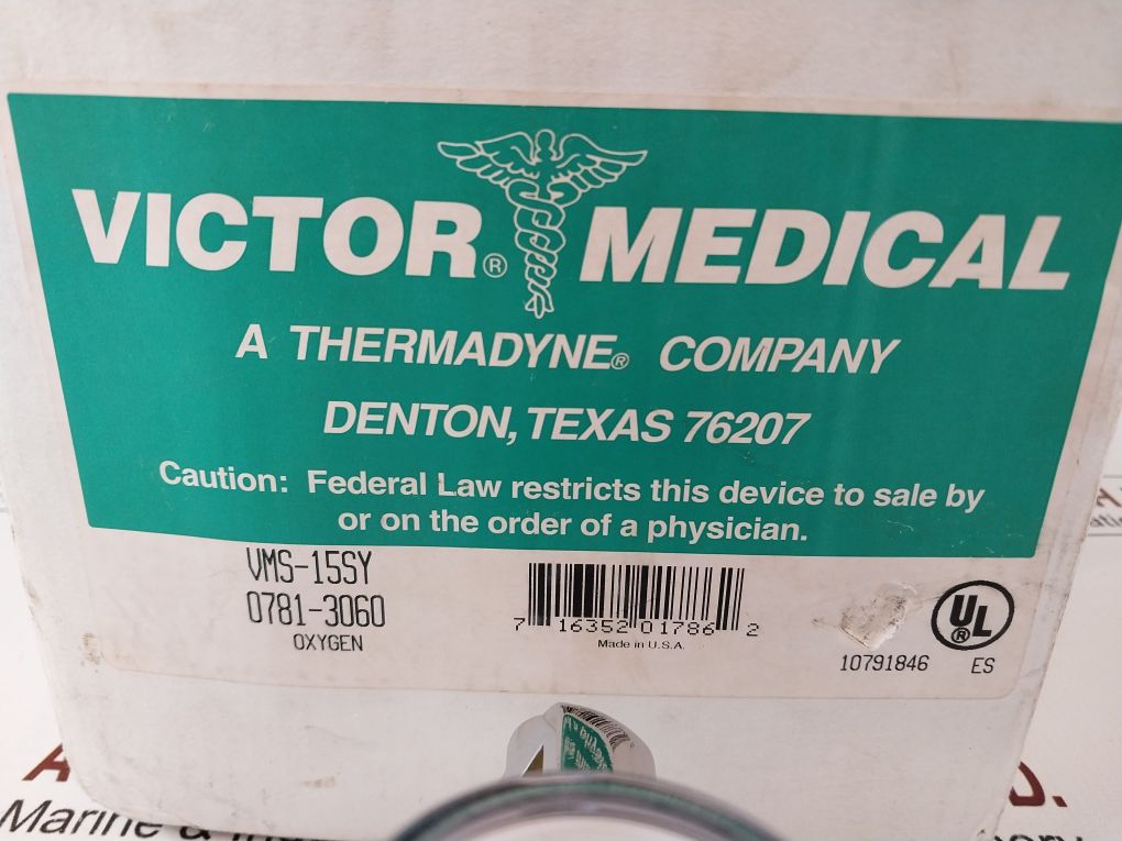 Victor/Wika Vms-15Sy Compressed Gas Regulator 0781-3060