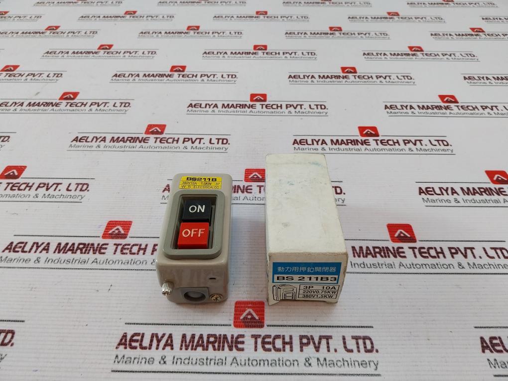 W.S. Electrical Bs 211B Power Pushbutton Switch 380V