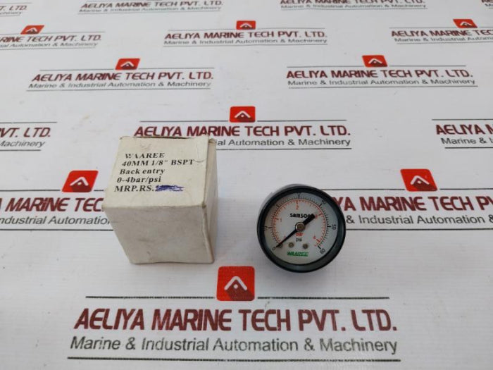 Lumonic I Pressure Gauge 0-4.0 Bar I 1/8 Inch I Class 2.5 I