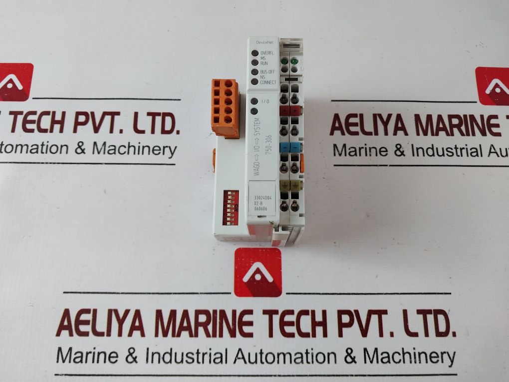 Wago 750-306 Fieldbus Coupler Device Net 33024D0402-b060606
