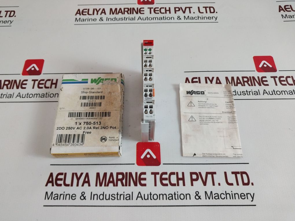 Wago 750-513 2-channel Output Module 0708--06----03