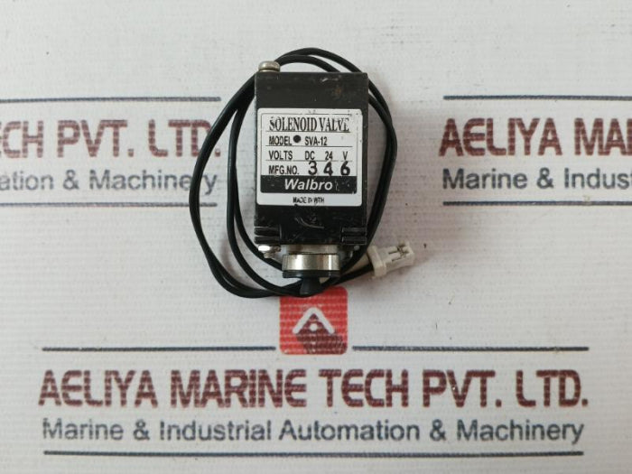 Walbro Sva-12 Two Way Solenoid Valve 24 Vdc