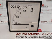Wartsila Dq144-x Analog Power Factor Meter