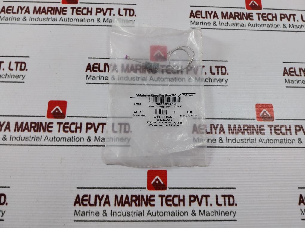 Waters 430001443 Tubing Assy, Solvent Select Valve To Check Valve Ssv To I2V