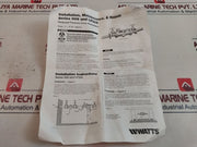 Watts Rk 009M1-rt 1 1/4-2 Repair Kit For Backflow Preventer