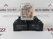 Weidmuller Drm270024L Relay With Base 10A/250V