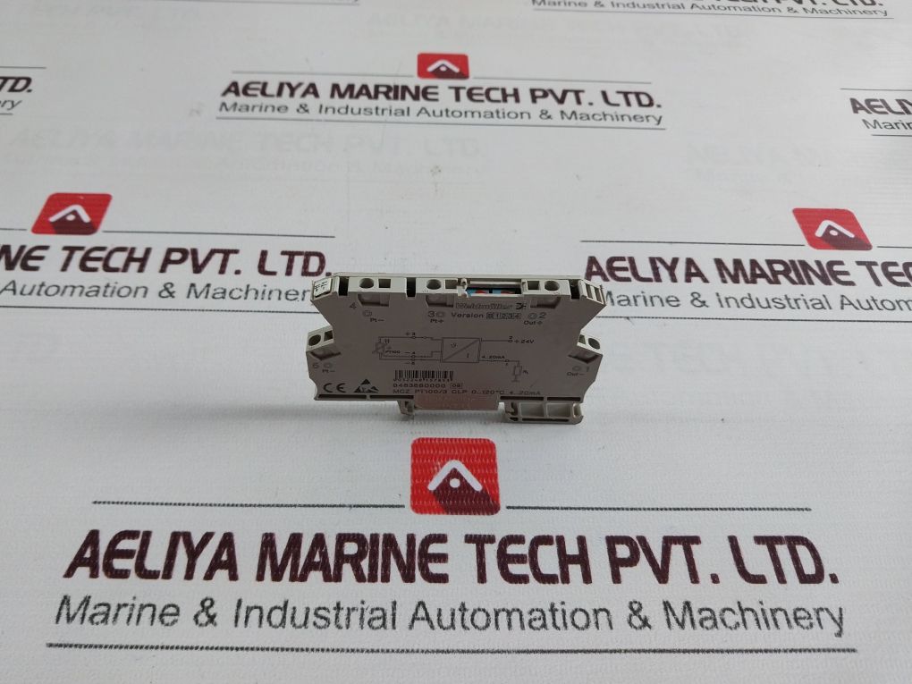 Set Of 3X Weidmuller Mcz 1.5 Terminal Block